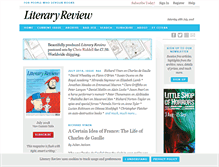 Tablet Screenshot of literaryreview.co.uk